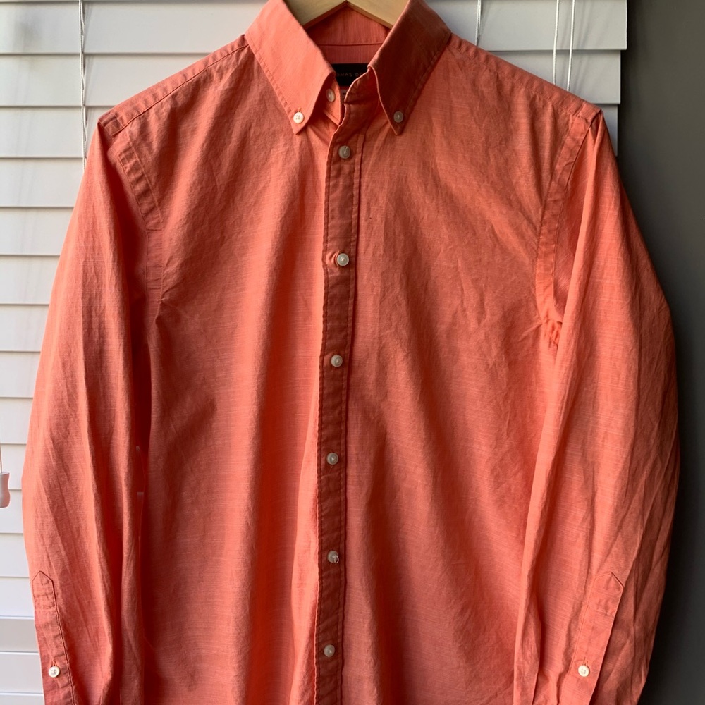THOMAS DEAN button down Casual Shirt size S